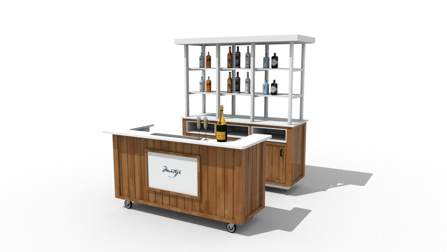 Bar Setup 72 (Front & Back Bar)