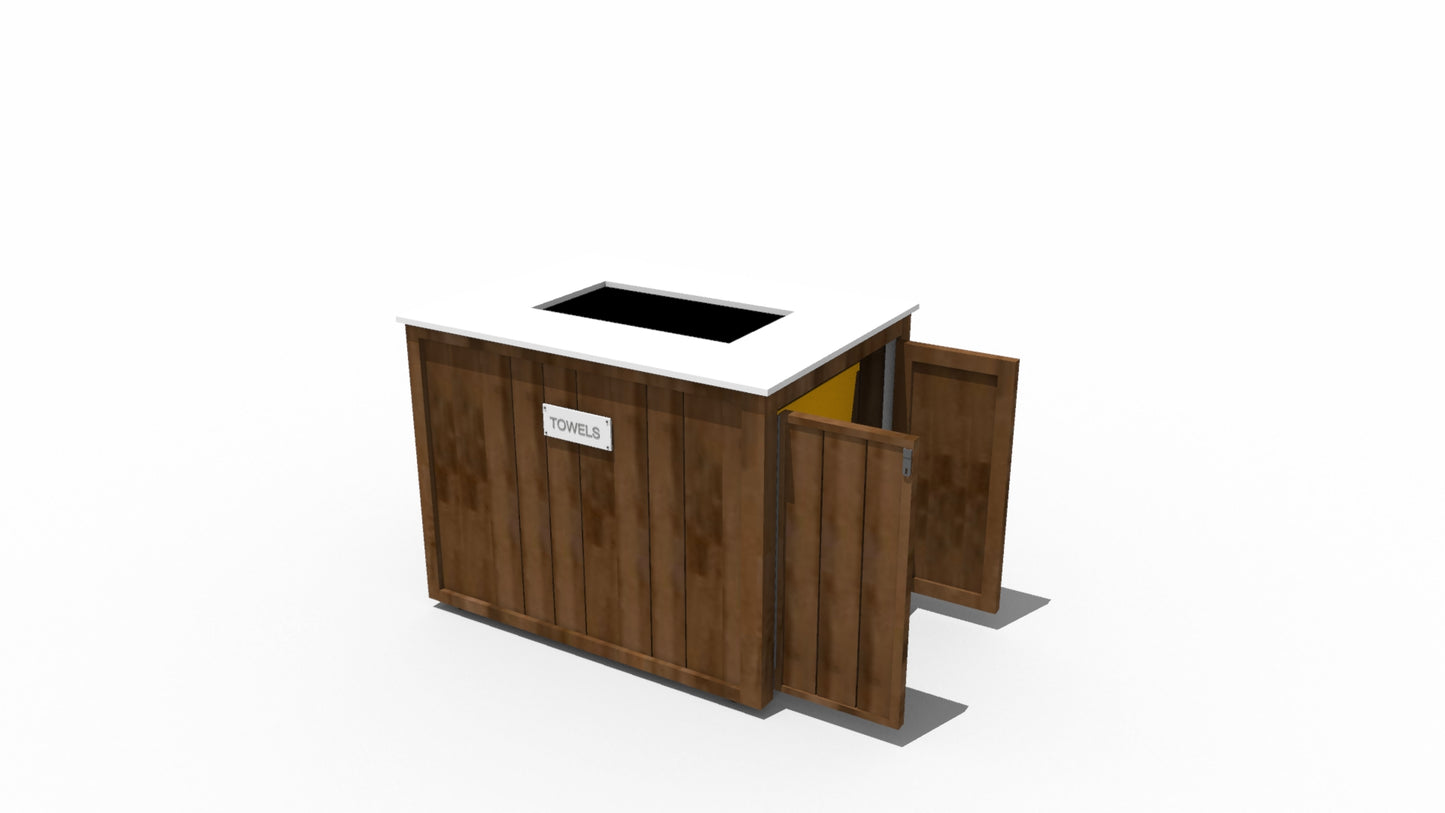Towel Cart Enclosure 12