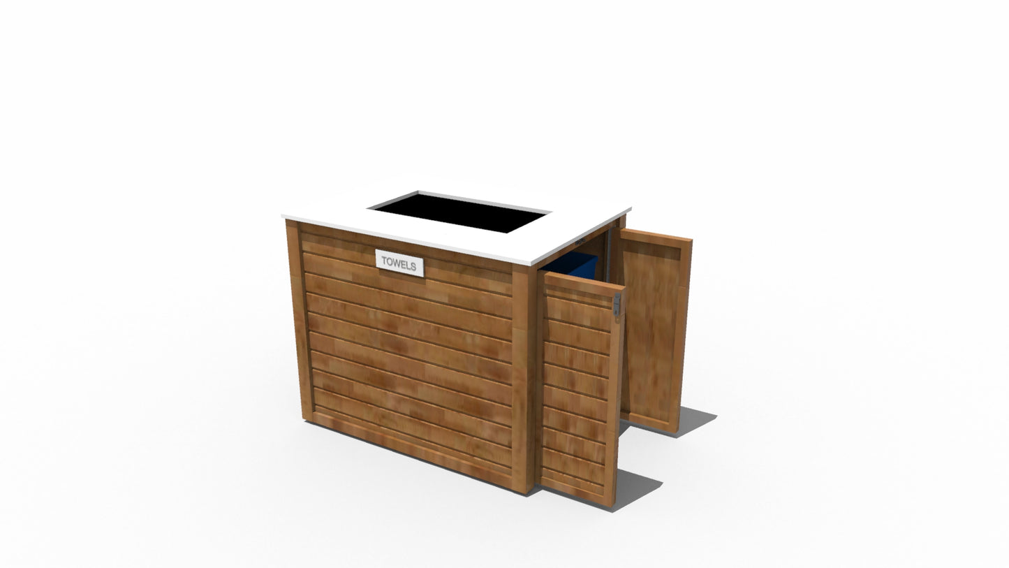 Towel Cart Enclosure 12