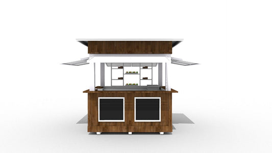 Pool-Beach Service Hut 98 (Stained)