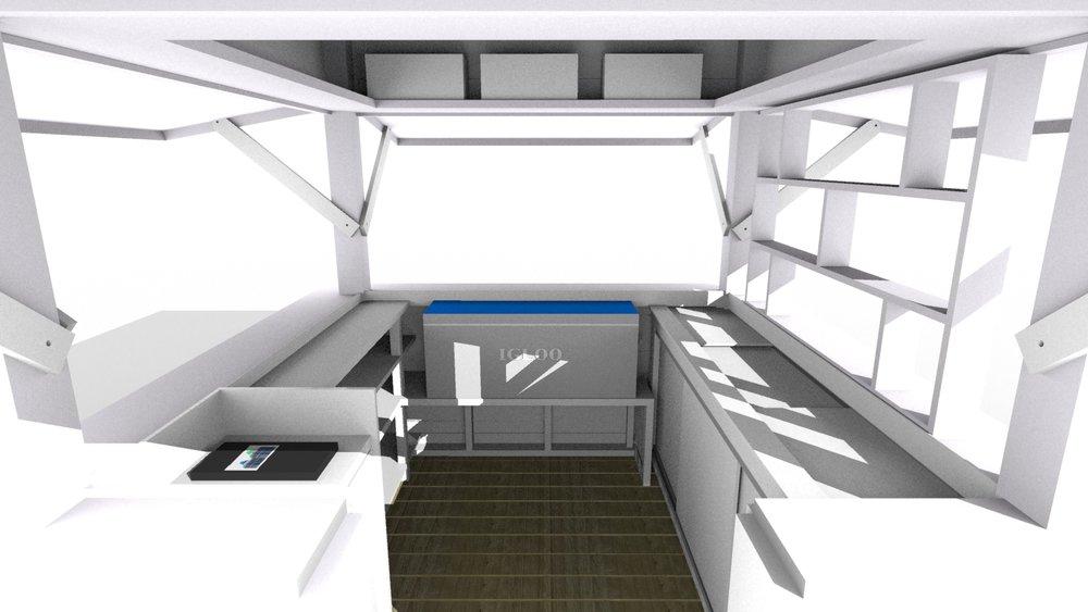 Pool-Beach Service Hut 98 (Kebony®)