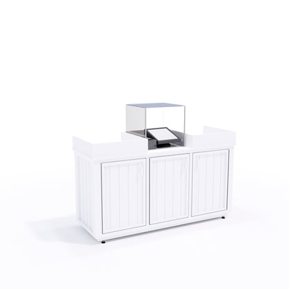 Full Service Stand 72" (T1 Wood Stain)