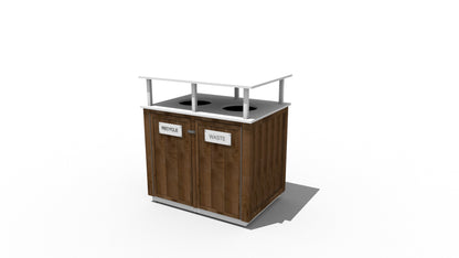 Recycle-Waste Bin 35x2