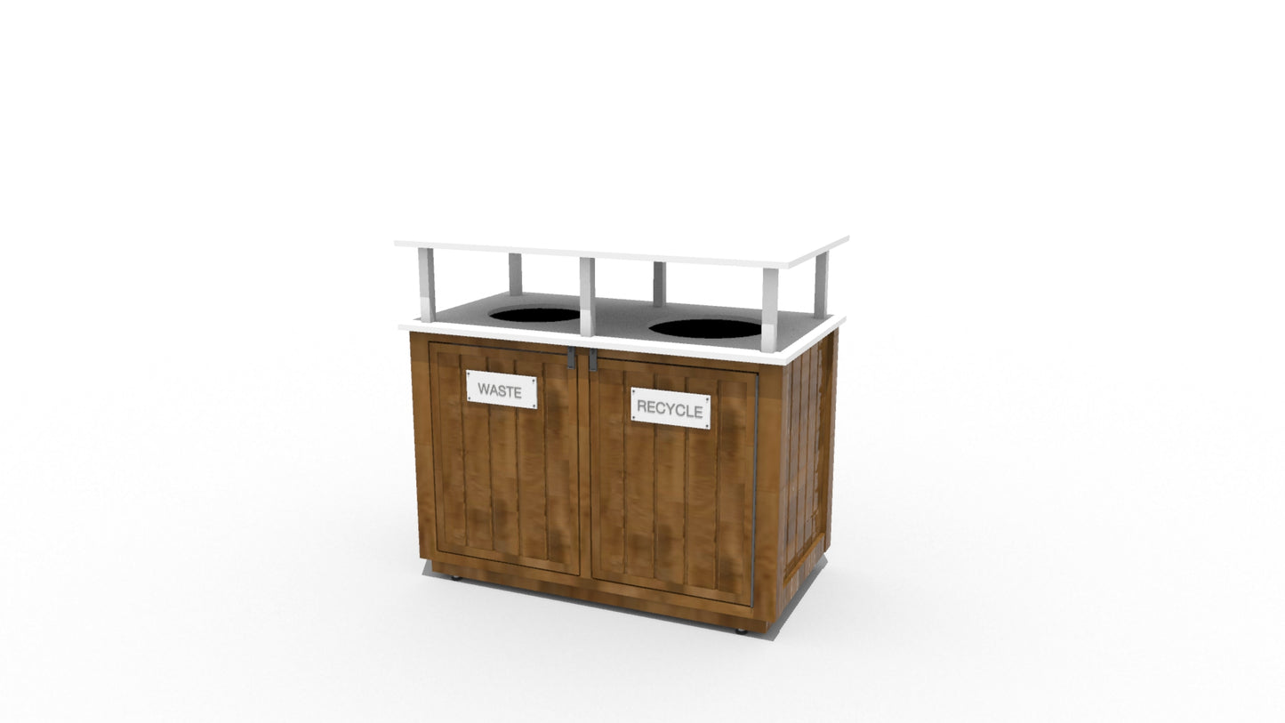 Recycle-Waste Bin 35x2